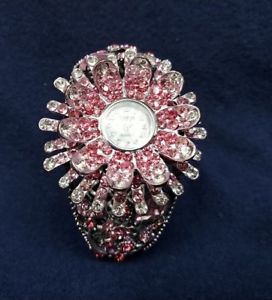 【送料無料】figaro pink flower watch 【送料無料】figaro pink flower watch