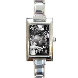 ̵general macarthur rectangular italian charm watch rt41