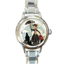 楽天hokushin【送料無料】marry poppins carpet bag amp; umbrella watch round italian charm wristwatch