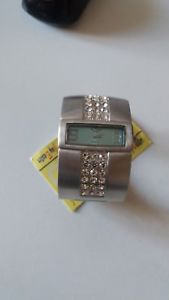 【送料無料】orologio donna jay baxter egiziano celeste bracciale acciaio inox quadro