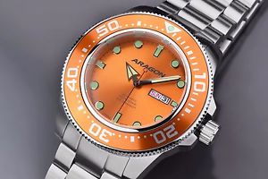【送料無料】aragon a054org divemaster automatic 50mm watch 【送料無料】aragon a054org divemaster automatic 50mm watch