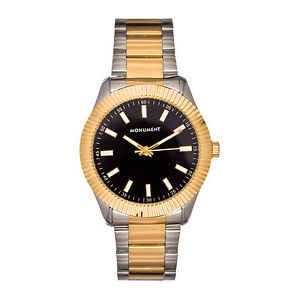 【送料無料】monument mens the exec fluted bezel watch mmt4607 【送料無料】monument mens the exec fluted bezel watch mmt4607