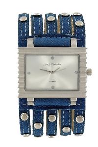 【送料無料】orologio donna nele fortados bracciale in jeans b 293