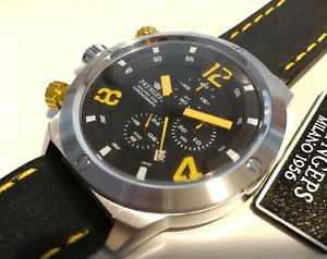 【送料無料】orologio uomo pryngeps,cronografo,cassa big size xl 48 mm,polso destro,mancino