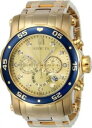 yz23669 48mm invicta mens pro diver quartz chronograph stainless steel 200m watch