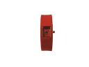 【送料無料】orologio da polso minus ion watch in gomma rosso al quarzo(2)