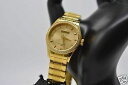 【送料無料】taylor swiss sunshine watch gold case, crystal bezel