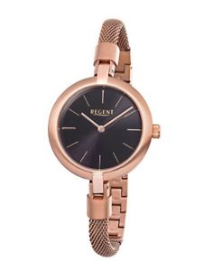 【送料無料】regent damenuhr 2213142 analog edelstahl ros