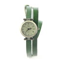 【送料無料】double tour vert montre femme bracelet cuir mymontre
