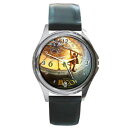 楽天hokushin【送料無料】hugo the movie watch round metal wristwatch