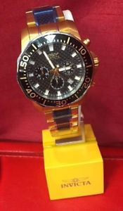 ̵invicta pro driver 17254 men in gold colorstainless 12900