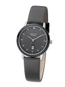 【送料無料】regent damenuhr ld1614 analog leder grau(2)