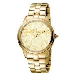 楽天hokushin【送料無料】orologio donna just cavalli glam chic jc1l006m0095 acciaio gold dorato glitter