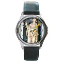 yzsaintly souvenirs stbibiana round metal watch, wristwatch