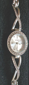 【送料無料】spirit ladies twist stone set bracelet watch 【送料無料】spirit ladies twist stone set bracelet watch