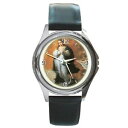 yzsaintly souvenirs st leonard of port maurice round metal watch, wristwatch