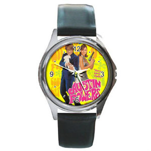 楽天hokushin【送料無料】austin powers the movie watch round metal wristwatch