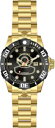 yzinvicta mens pro diver automatic 200m gold tone stainless steel watch 26979