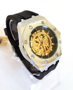 【送料無料】ds orologio polso yk g8508 uomo analogico automatico moderno fashion silver lac