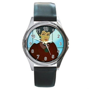 【送料無料】lady tremaine cinderellas mother watch round metal wristwatch