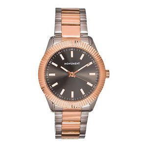 【送料無料】monument mens the exec fluted bezel watch mmt4612