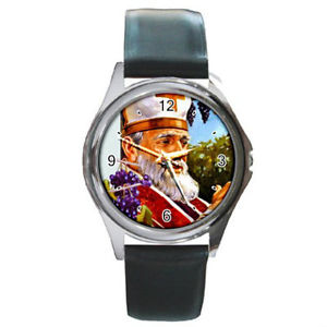 【送料無料】saintly souvenirs stbertand le mans round metal watch, wristwatch