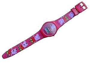 【送料無料】kids childrens peppa pig george digital led smart wrist watch assorted colours
