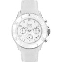 【送料無料】orologio uomo ice watch dune ic014217 chrono silicone bianco 100mt
