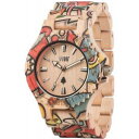 【送料無料】orologio in legno wewood date woop love beige wood watch