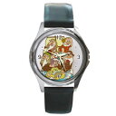 【送料無料】seven dwarfs on a boat watch round metal wristwatch(2)