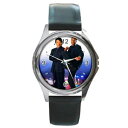 楽天hokushin【送料無料】rush hour the movie watch round metal wristwatch