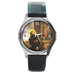 【送料無料】saintly souvenirs stcajetan round metal watch, wristwatch