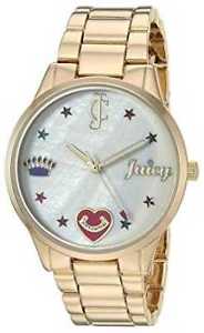 ジューシークチュール 【送料無料】juicy couture womens gold tone steel bracelet jc1016mpgb watch 18