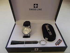 【送料無料】swiss line watch gift box set