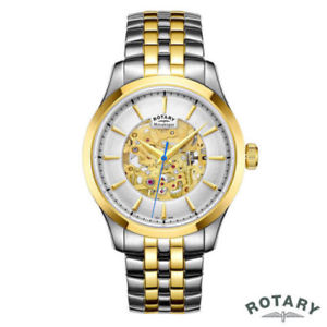 【送料無料】gents, a grade, rotary gb0503306 skeleton wrist watch, rrp 200