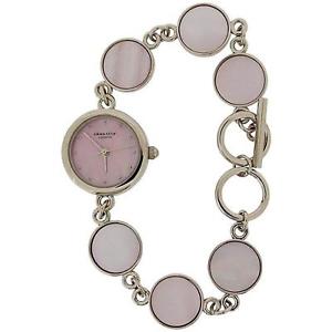 【送料無料】identity london mother of pearl bracelet strap ladies fashion watch 2225780