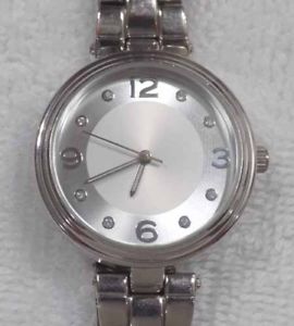 【送料無料】fmd silver circle watch used free shipping