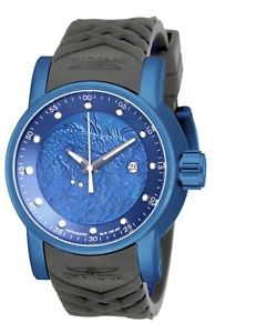 楽天hokushin【送料無料】invicta 18214 gents automatic blue amp; grey strap date watch