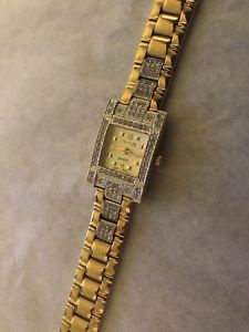 【送料無料】elgin quartz gold tone watch