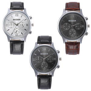 【送料無料】uomo elegante moda orologio migeer quarzo colori classico mesi colori jh