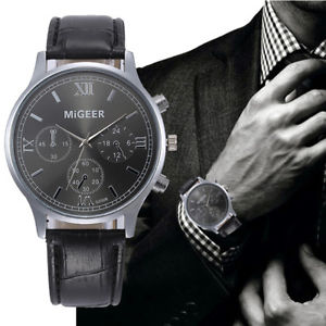 【送料無料】uomo elegante moda orologio migeer quarzo colori classico mesi colori jh