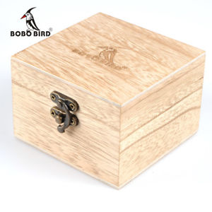 【送料無料】bobo bird square bamboo wooden boxes for watches gifts box case presents wedding