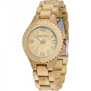 【送料無料】orologio sector nature r3253478010 legno naturale wood marrone