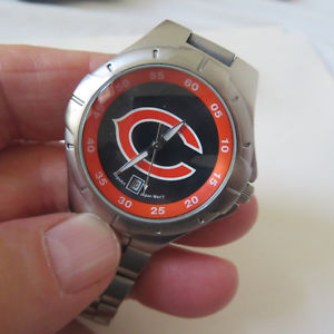 【送料無料】watch logo art date nfl c chicago water resistant running 【送料無料】watch logo art date nfl c chicago water resistant running