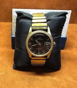 【送料無料】vintage waltham 6m55 quartz xk031 water resistant w daydate ~ free shipping