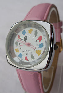 【送料無料】ancienne montre deuxii jeune filles ados,verre loupe deco figurines diverses
