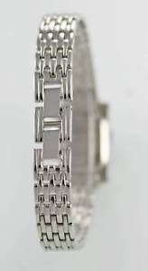 【送料無料】apt 9 watch womens stainless steel silver water resistant battery white quartz