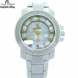 【送料無料】mens hip hop elegant watch heavy duty ice nation captain bling wm548 【送料無料】mens hip hop elegant watch heavy duty ice nation captain bling wm548