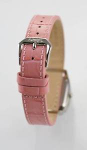 【送料無料】vivani watch womens mop stainless silver easy read pink leather battery quartz