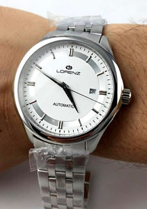 【送料無料】orologio lorenz automatico 21 jewels myota watch 43mm acciaio uomo meccanico 【送料無料】orologio lorenz automatico 21 jewels myota watch 43mm acciaio uomo meccanico